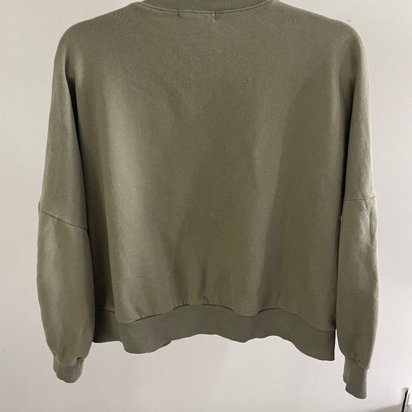 Oak + Fort Green Terry Fleece Sweatshirt - Picture 2 of 3